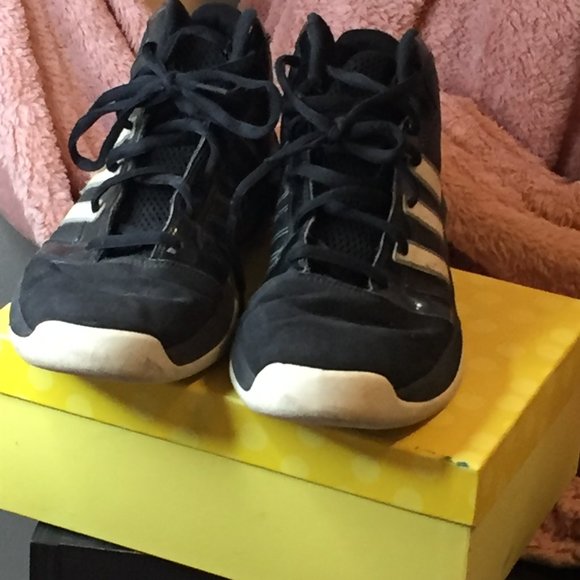 mens black high top Adidas - Picture 1 of 5
